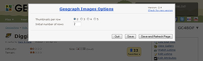 Geograph Images Options